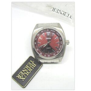 NICE BIJOUX TERNER QUARTZ K-13579 NICKEL FREE JAPAN MOVT MEN'S WATCH NEW